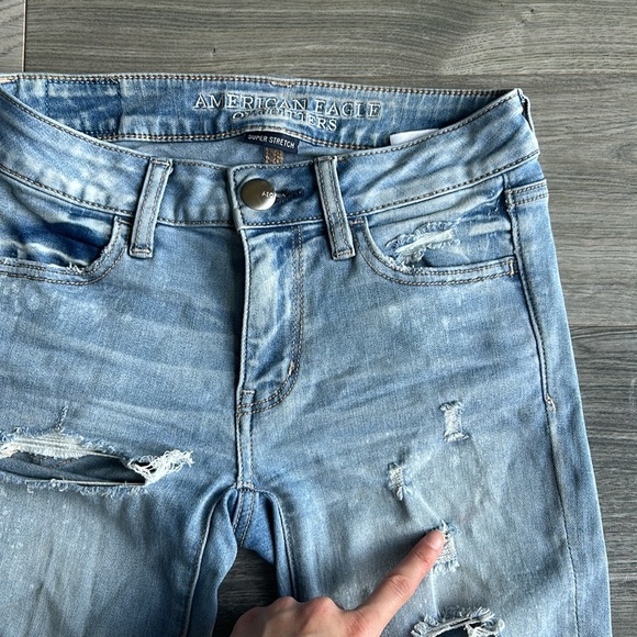 American Eagle Distressed Ankle Jegging - Picture 6 of 7